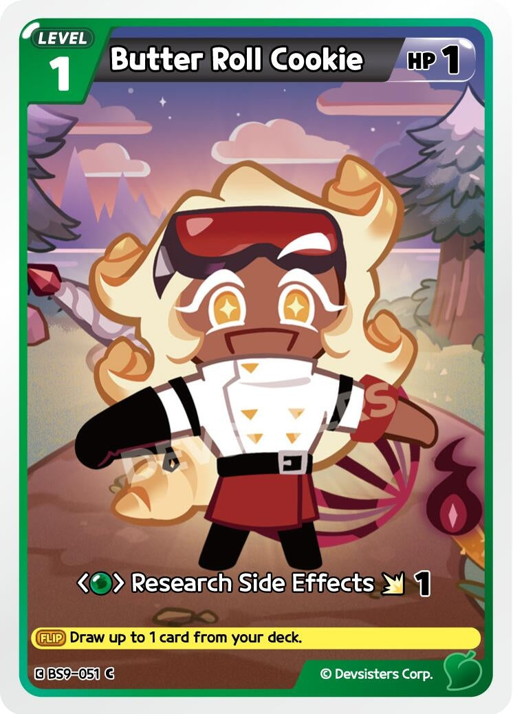 Image for Butter Roll Cookie (Ver. 1) (BS9-051) [A Game of Truth and Deceit] - CookieRun: Braverse TCG