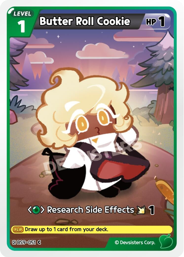 Image for Butter Roll Cookie (Ver. 2) (BS9-051) [A Game of Truth and Deceit] - CookieRun: Braverse TCG