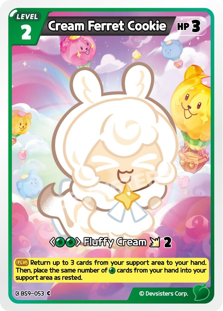 Image for Cream Ferret Cookie (BS9-053) [A Game of Truth and Deceit] - CookieRun: Braverse TCG