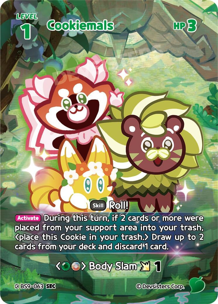 Image for Cookiemals (SEC) (BS9-063) [A Game of Truth and Deceit] - CookieRun: Braverse TCG