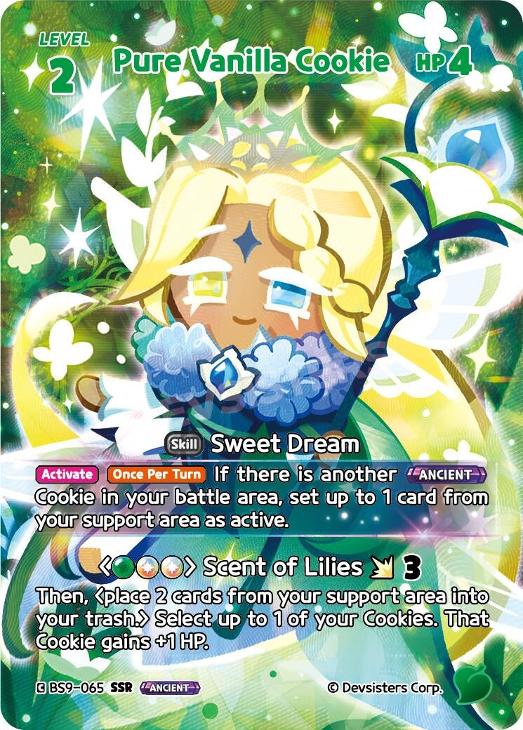 Image for Pure Vanilla Cookie (065) (SSR) (BS9-065) [A Game of Truth and Deceit] - CookieRun: Braverse TCG
