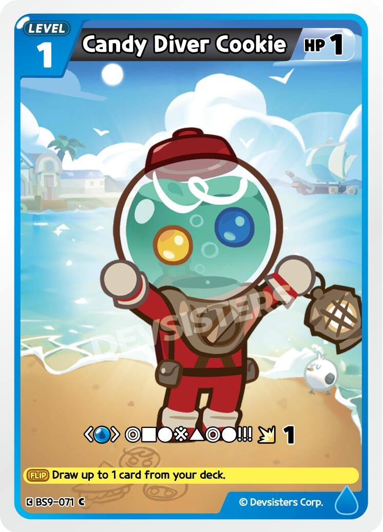 Image for Candy Diver Cookie (Ver. 1) (BS9-071) [A Game of Truth and Deceit] - CookieRun: Braverse TCG