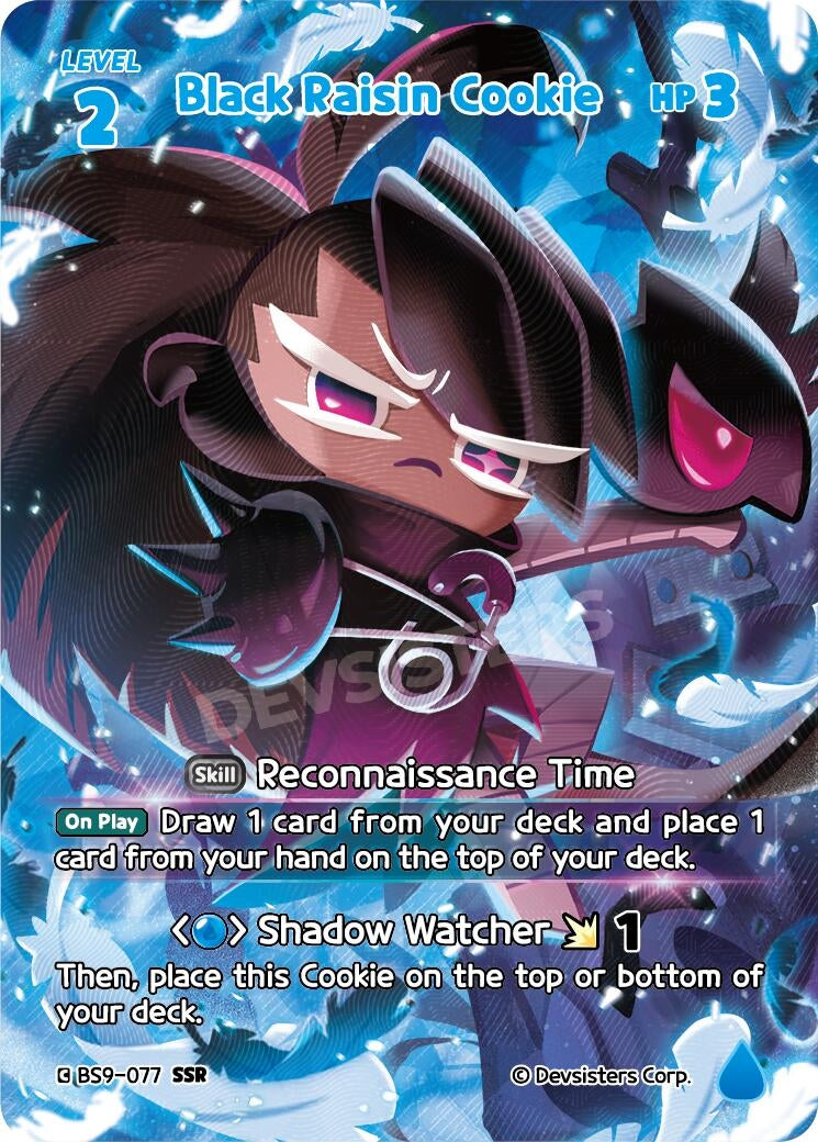 Image for Black Raisin Cookie (SSR) (BS9-077) [A Game of Truth and Deceit] - CookieRun: Braverse TCG