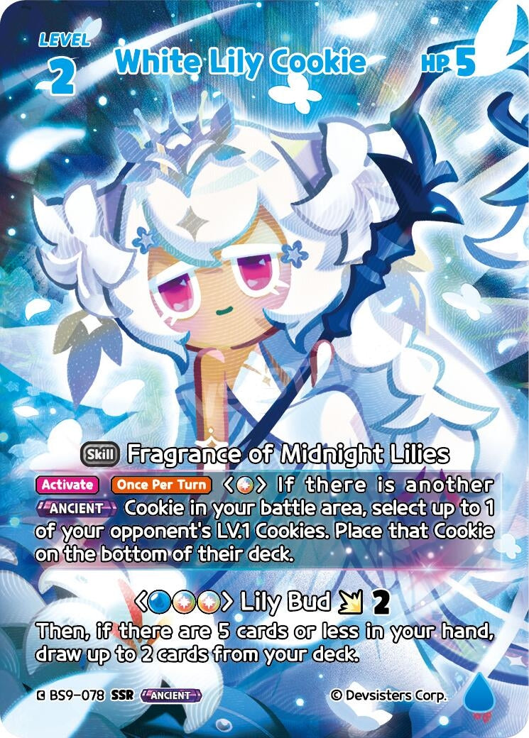 Image for White Lily Cookie (SSR) (BS9-078) [A Game of Truth and Deceit] - CookieRun: Braverse TCG