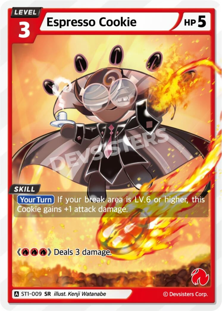 Image for Espresso Cookie (ST1-009) [Starter Deck Assortment 1] - CookieRun: Braverse TCG