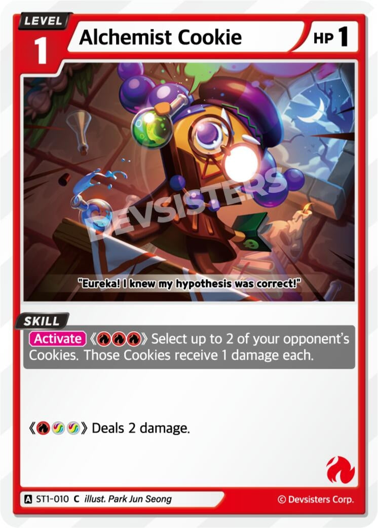Image for Alchemist Cookie (ST1-010) [Starter Deck Assortment 1] - CookieRun: Braverse TCG