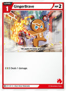 Image for GingerBrave (011) (Ver. 1) (ST1-011) [Starter Deck Assortment 1] - CookieRun: Braverse TCG