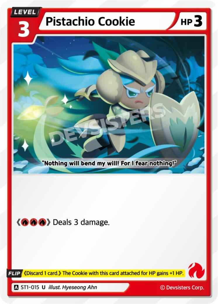 Image for Pistachio Cookie (ST1-015) [Starter Deck Assortment 1] - CookieRun: Braverse TCG
