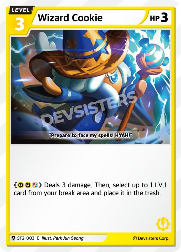 Image for Wizard Cookie (ST2-003) [Starter Deck Assortment 1] - CookieRun: Braverse TCG