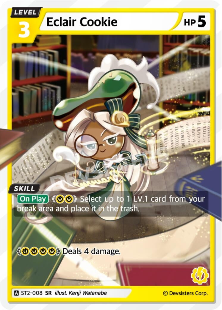 Image for Eclair Cookie (ST2-008) [Starter Deck Assortment 1] - CookieRun: Braverse TCG