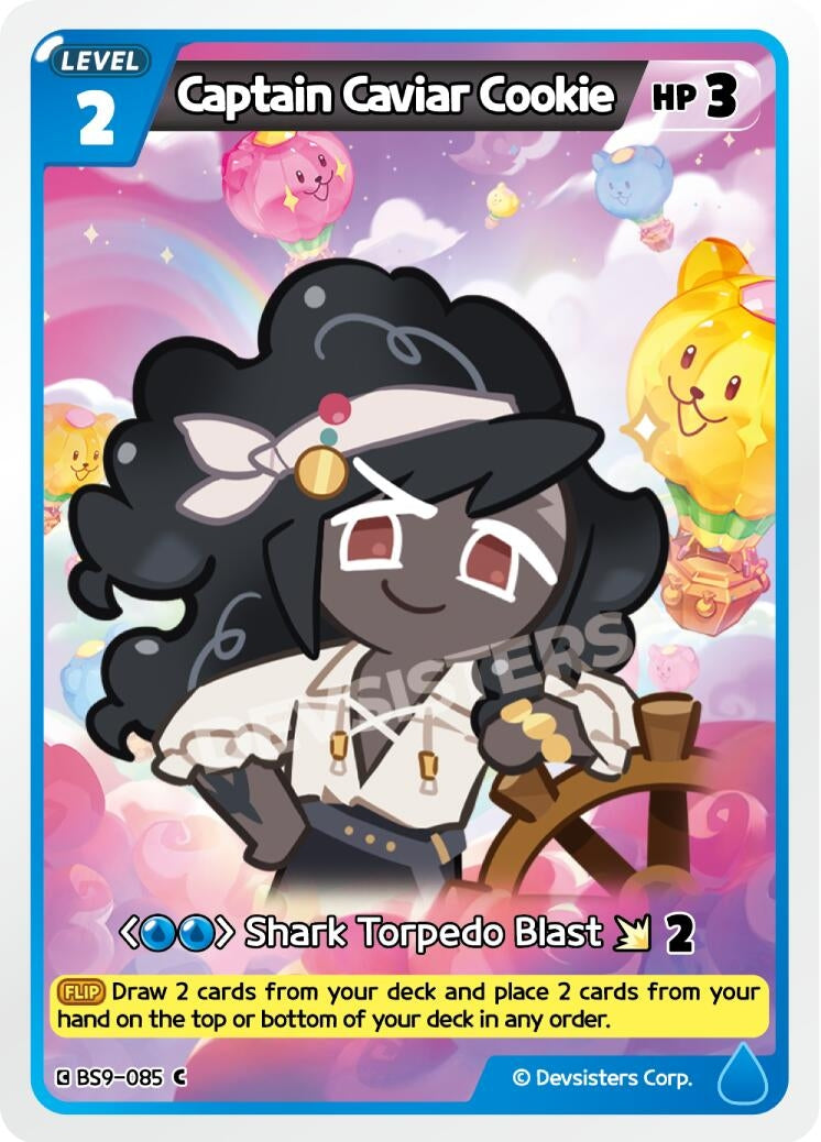 Image for Captain Caviar Cookie (Ver. 2) (BS9-085) [A Game of Truth and Deceit] - CookieRun: Braverse TCG