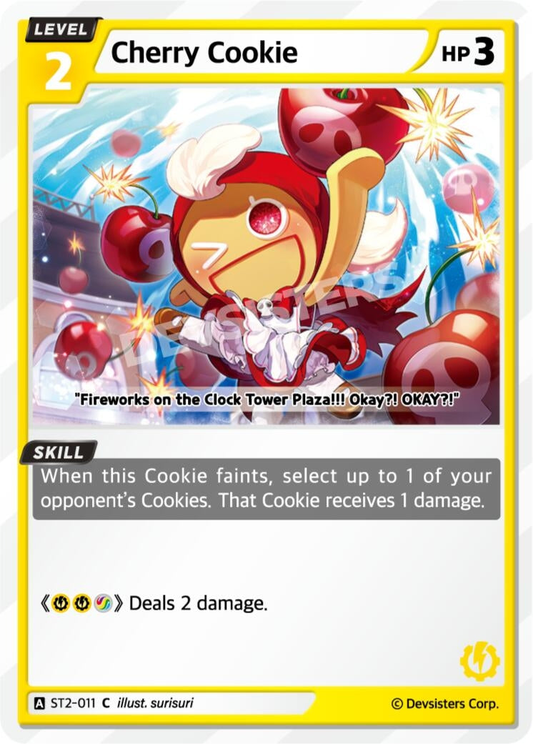 Image for Cherry Cookie (ST2-011) [Starter Deck Assortment 1] - CookieRun: Braverse TCG