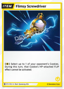 Image for Flimsy Screwdriver (ST2-016) [Starter Deck Assortment 1] - CookieRun: Braverse TCG