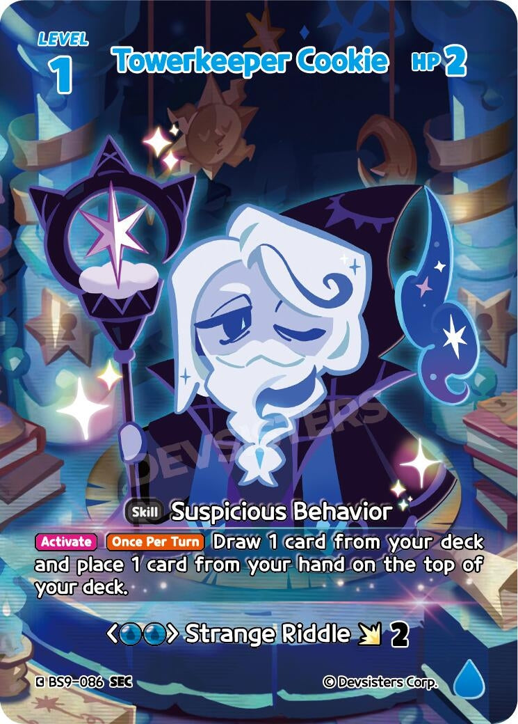 Image for Towerkeeper Cookie (SEC) (BS9-086) [A Game of Truth and Deceit] - CookieRun: Braverse TCG