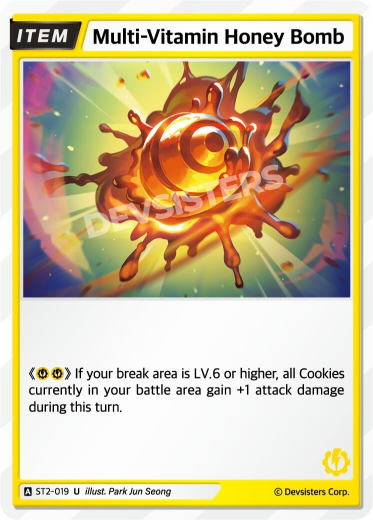 Image for Multi-Vitamin Honey Bomb (ST2-019) [Starter Deck Assortment 1] - CookieRun: Braverse TCG