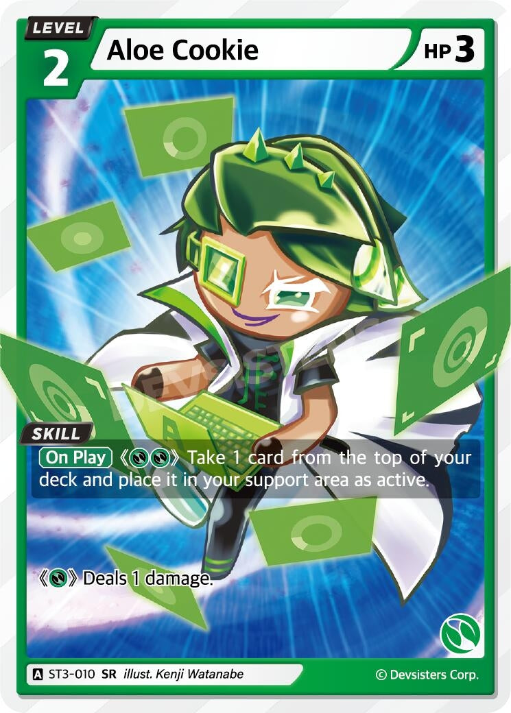 Image for Aloe Cookie (ST3-010) [Starter Deck Assortment 1] - CookieRun: Braverse TCG