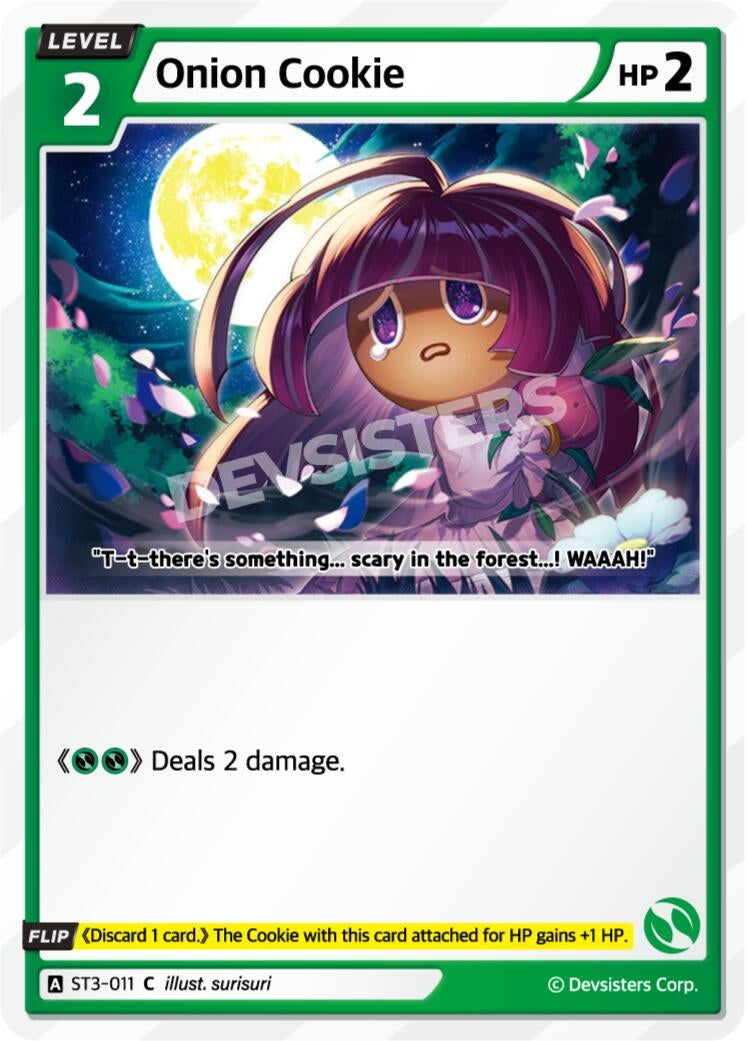 Image for Onion Cookie (ST3-011) [Starter Deck Assortment 1] - CookieRun: Braverse TCG
