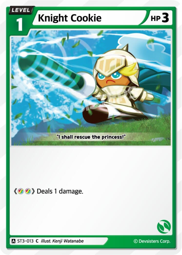 Image for Knight Cookie (ST3-013) [Starter Deck Assortment 1] - CookieRun: Braverse TCG