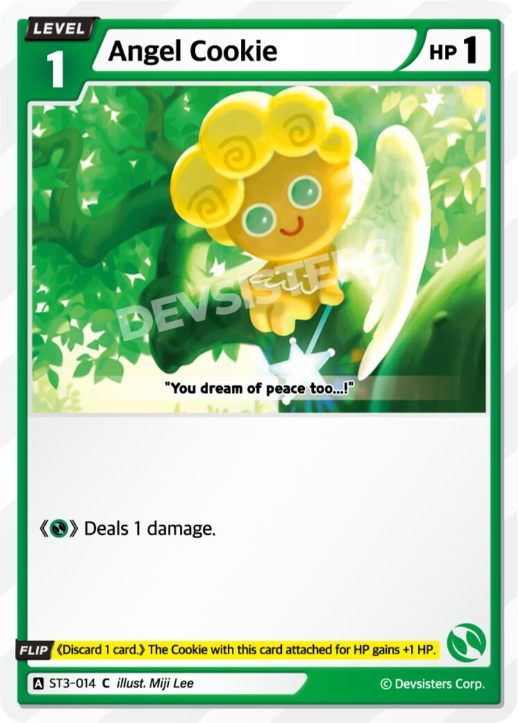 Image for Angel Cookie (ST3-014) [Starter Deck Assortment 1] - CookieRun: Braverse TCG