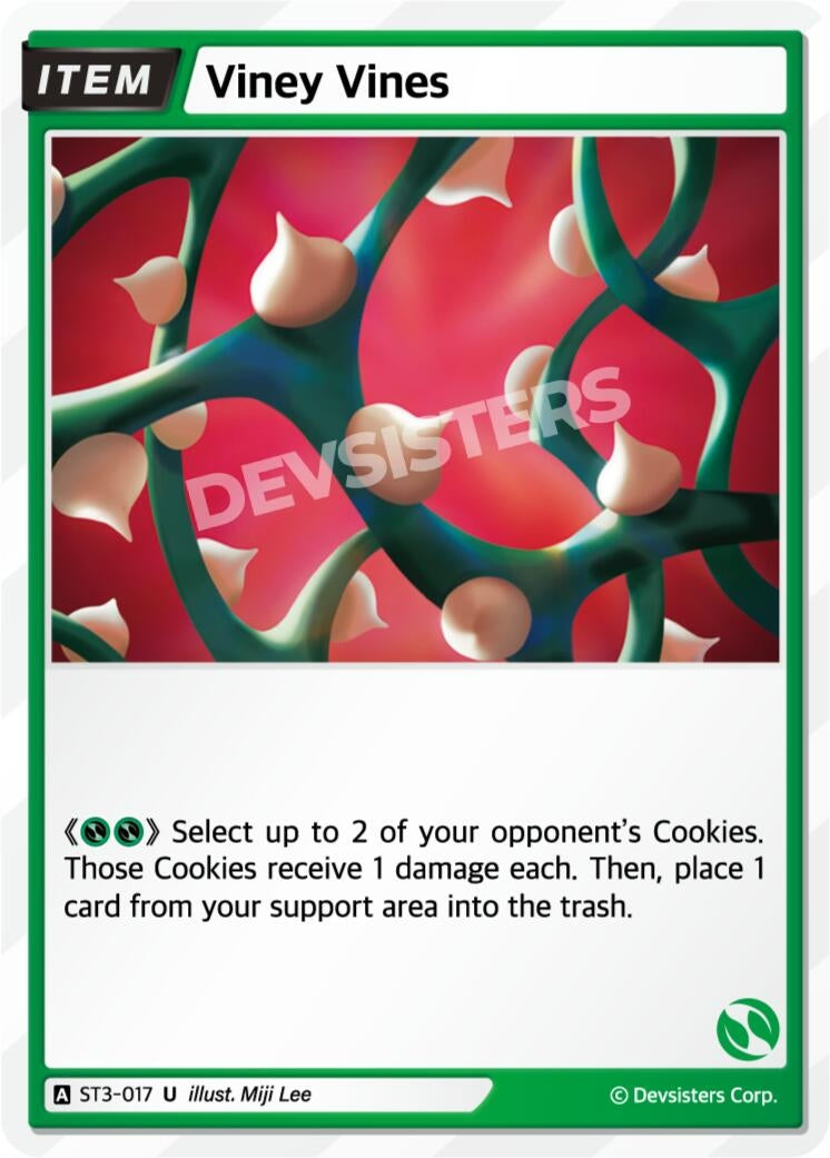 Image for Viney Vines (ST3-017) [Starter Deck Assortment 1] - CookieRun: Braverse TCG