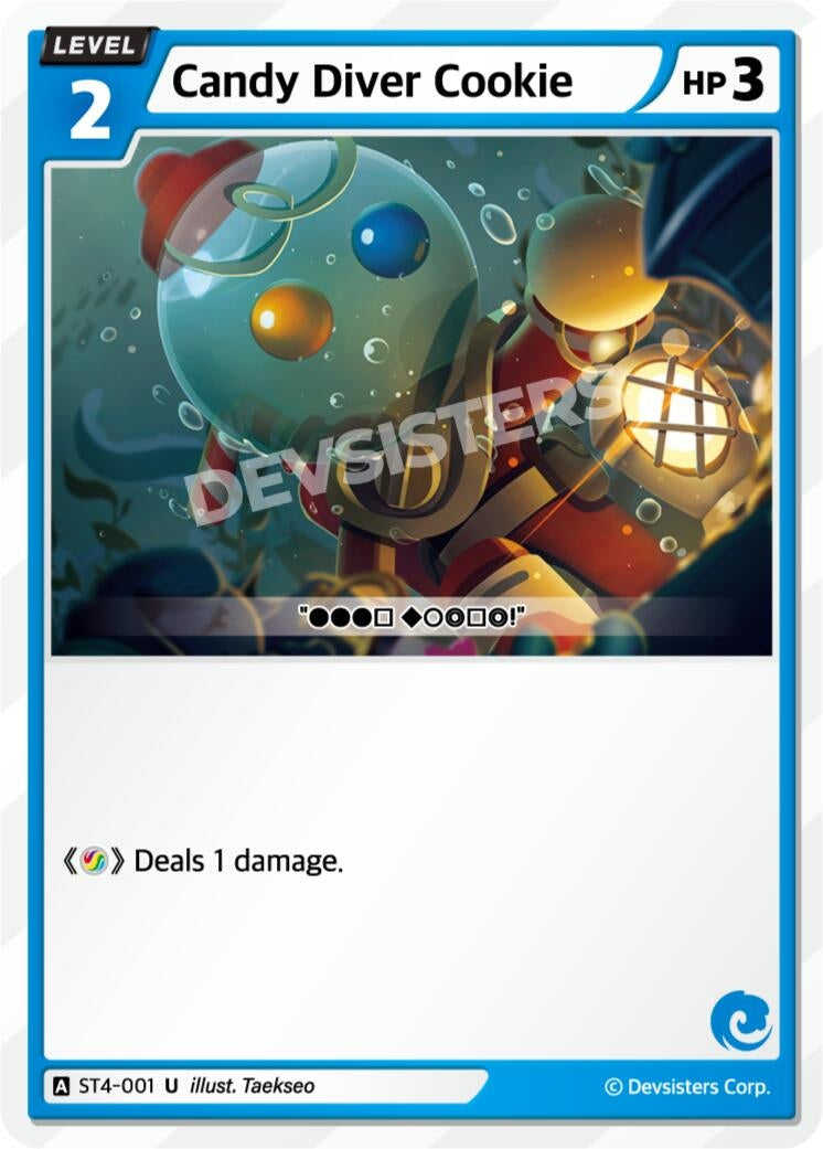 Image for Candy Diver Cookie (ST4-001) [Starter Deck Assortment 1] - CookieRun: Braverse TCG