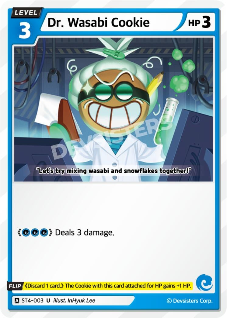 Image for Dr. Wasabi Cookie (ST4-003) [Starter Deck Assortment 1] - CookieRun: Braverse TCG