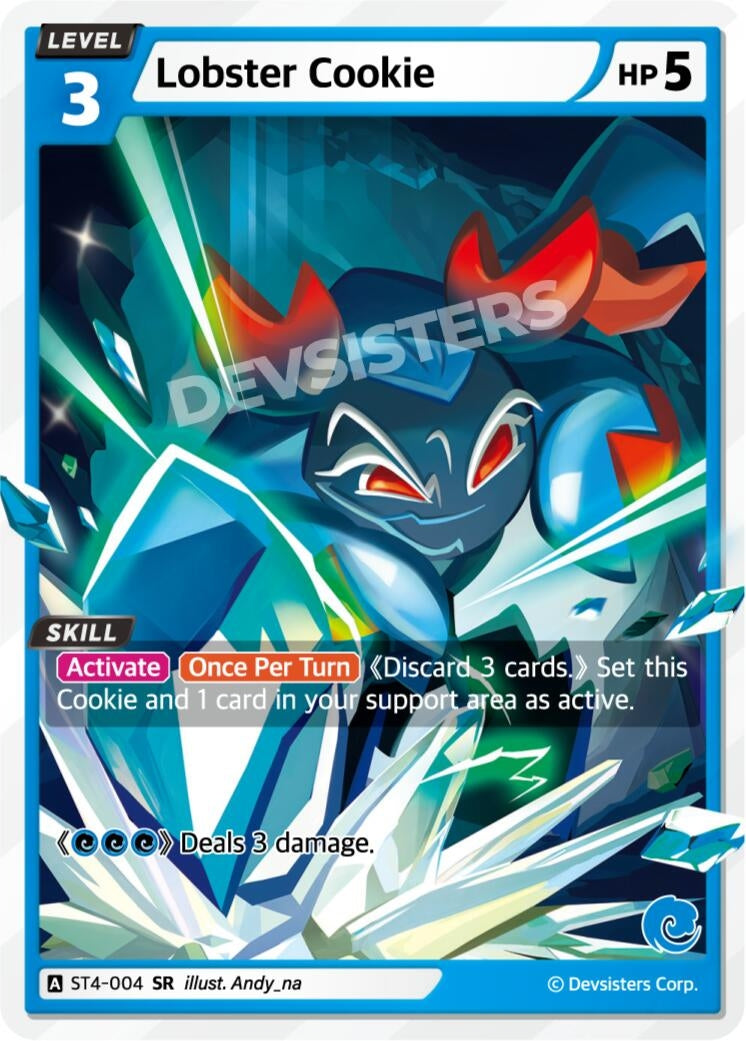 Image for Lobster Cookie (ST4-004) [Starter Deck Assortment 1] - CookieRun: Braverse TCG