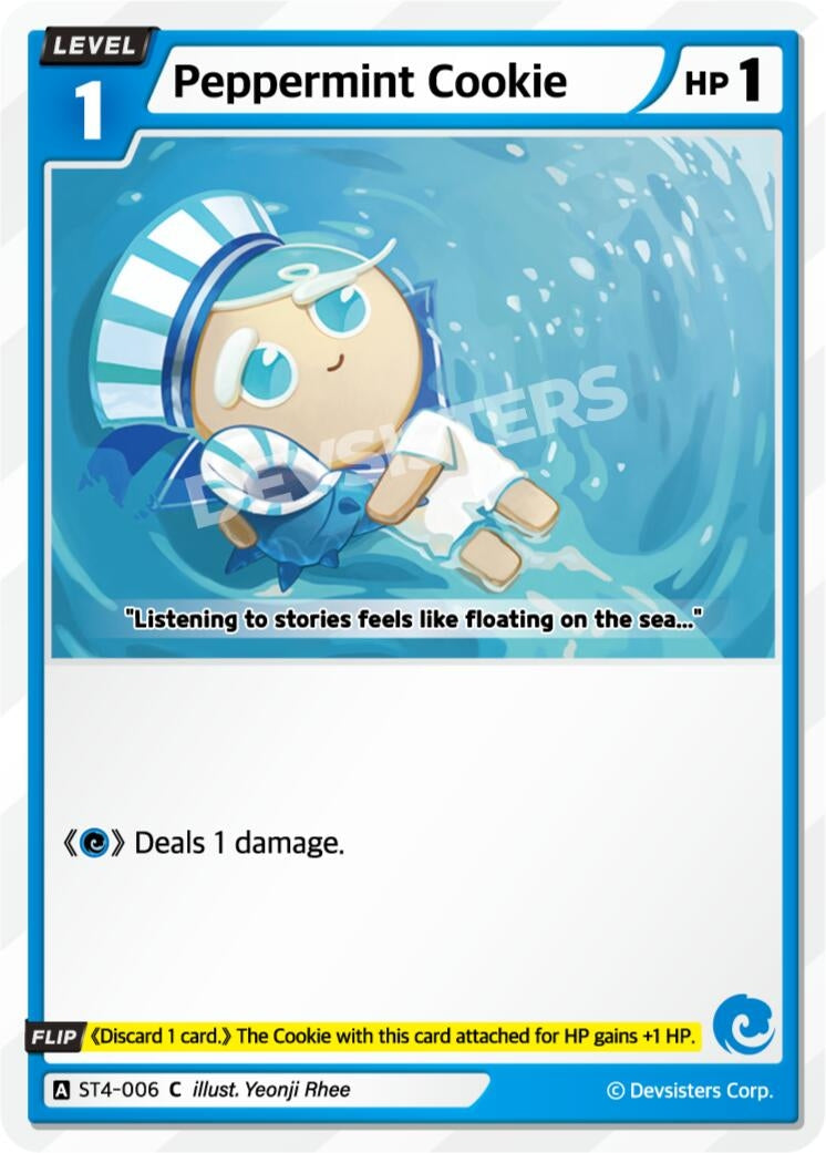 Image for Peppermint Cookie (ST4-006) [Starter Deck Assortment 1] - CookieRun: Braverse TCG