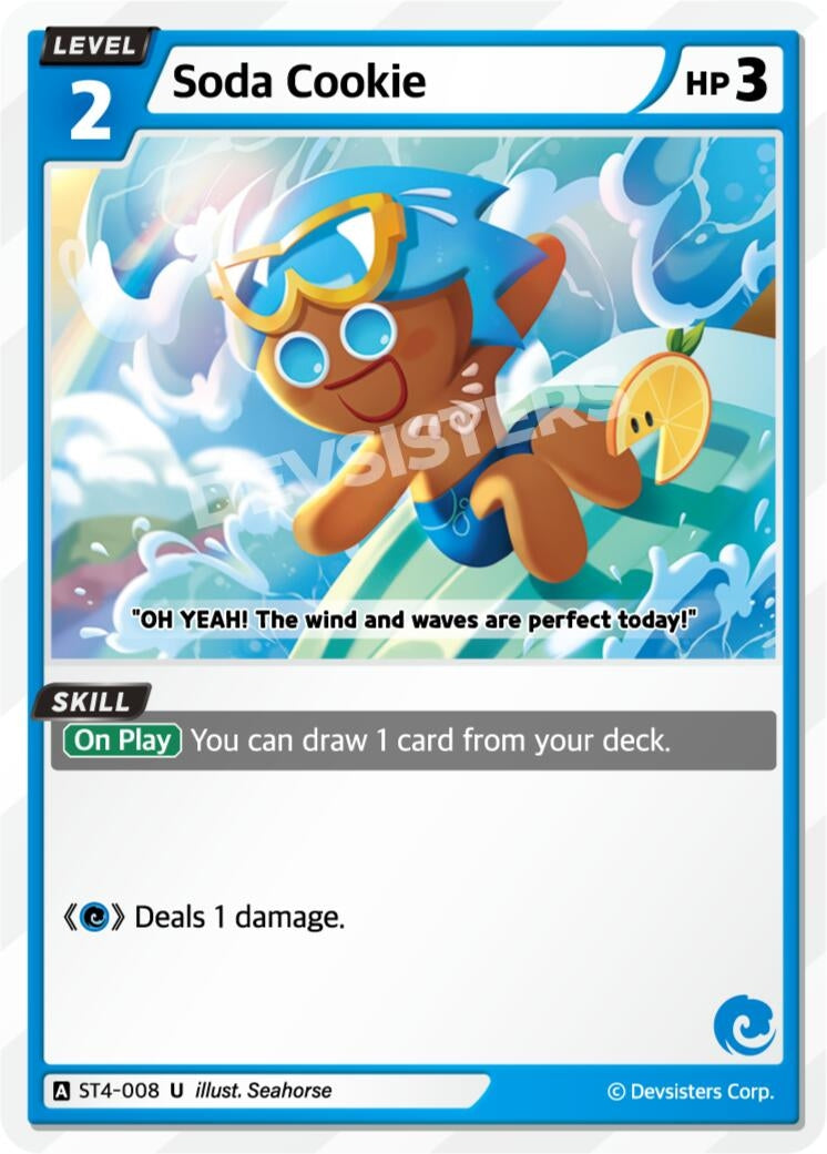 Image for Soda Cookie (ST4-008) [Starter Deck Assortment 1] - CookieRun: Braverse TCG