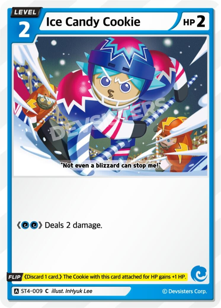 Image for Ice Candy Cookie (ST4-009) [Starter Deck Assortment 1] - CookieRun: Braverse TCG