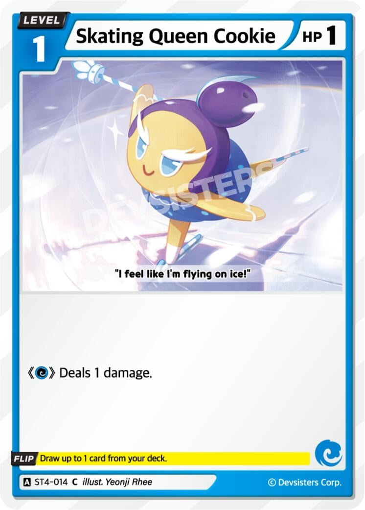 Image for Skating Queen Cookie (ST4-014) [Starter Deck Assortment 1] - CookieRun: Braverse TCG