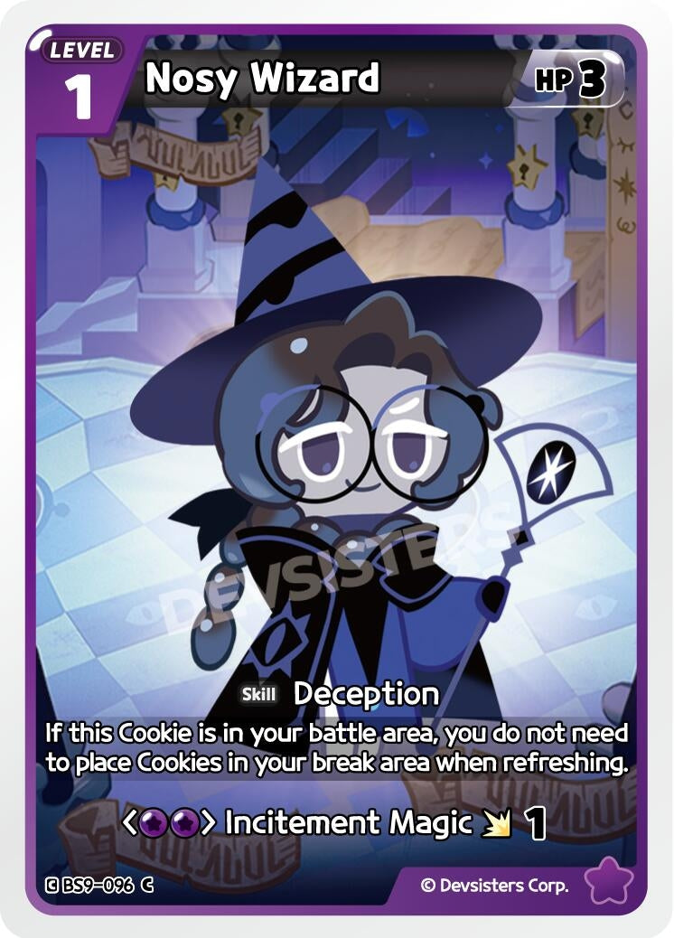 Image for Nosy Wizard (BS9-096) [A Game of Truth and Deceit] - CookieRun: Braverse TCG