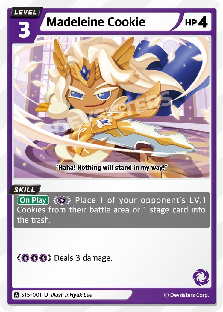 Image for Madeleine Cookie (ST5-001) [Starter Deck Assortment 1] - CookieRun: Braverse TCG