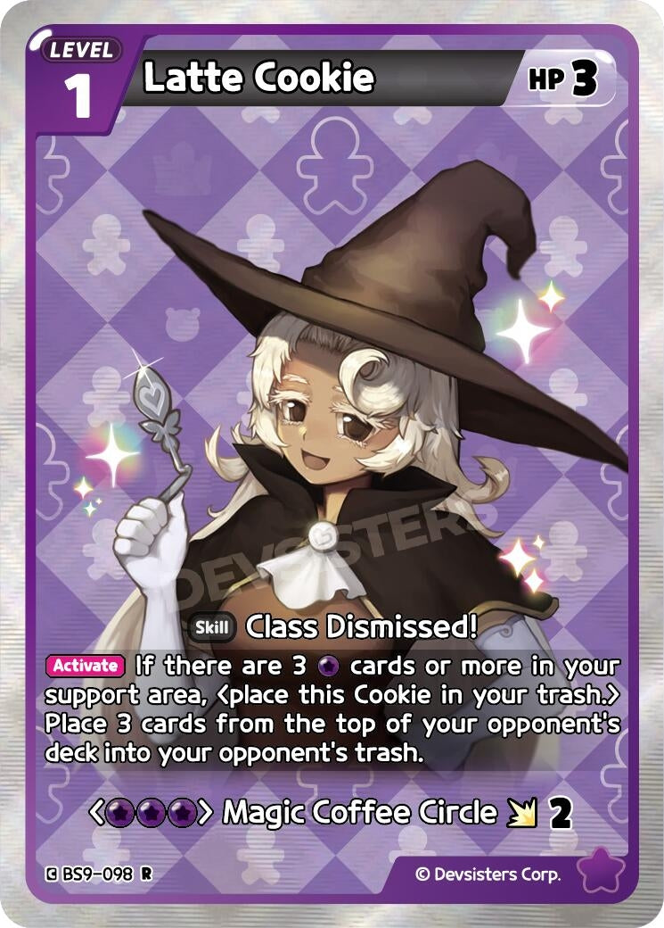 Image for Latte Cookie (Ver. 1) (BS9-098) [A Game of Truth and Deceit] - CookieRun: Braverse TCG