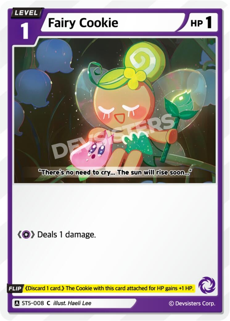 Image for Fairy Cookie (ST5-008) [Starter Deck Assortment 1] - CookieRun: Braverse TCG