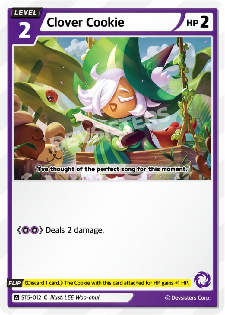 Image for Clover Cookie (ST5-012) [Starter Deck Assortment 1] - CookieRun: Braverse TCG