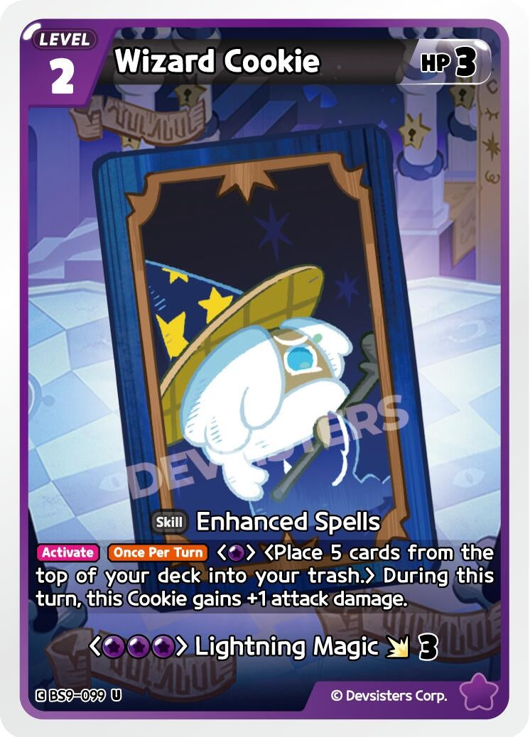 Image for Wizard Cookie (Ver. 1) (BS9-099) [A Game of Truth and Deceit] - CookieRun: Braverse TCG