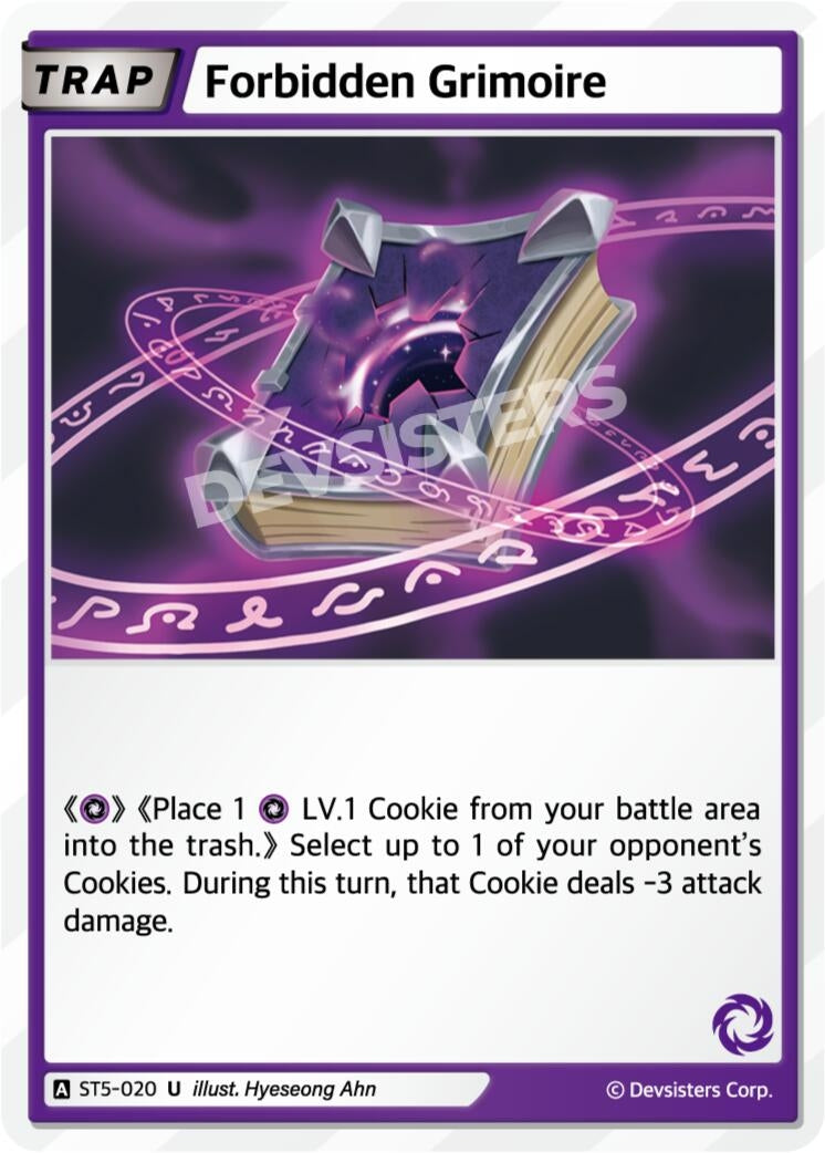 Image for Forbidden Grimoire (ST5-020) [Starter Deck Assortment 1] - CookieRun: Braverse TCG
