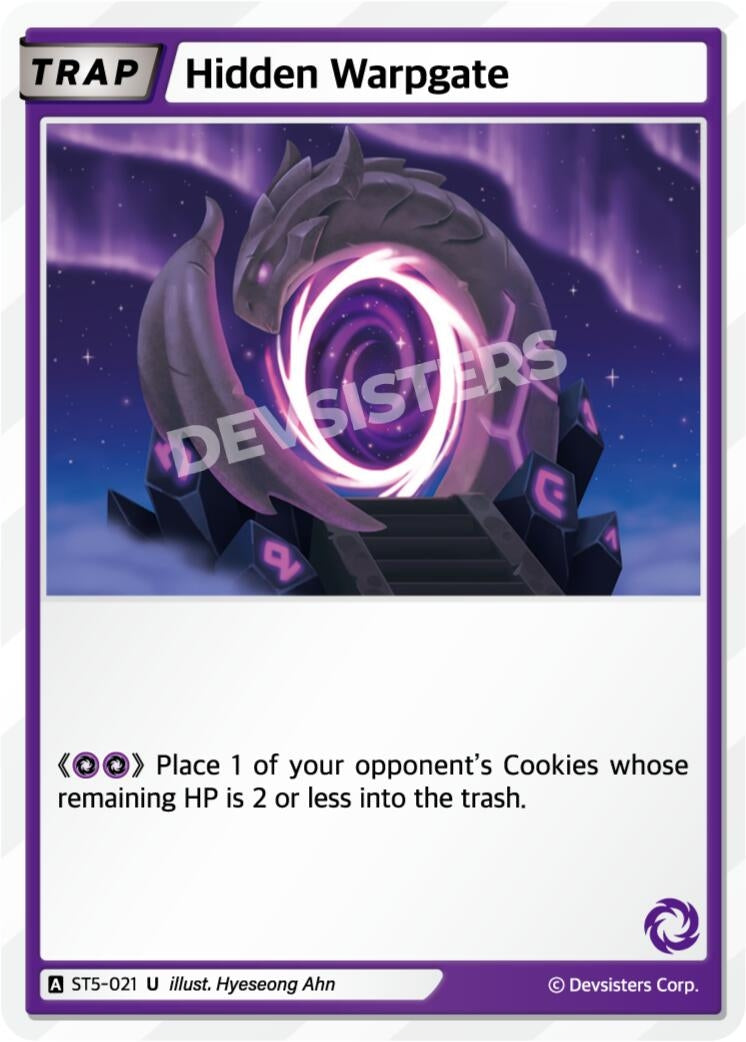 Image for Hidden Warpgate (ST5-021) [Starter Deck Assortment 1] - CookieRun: Braverse TCG