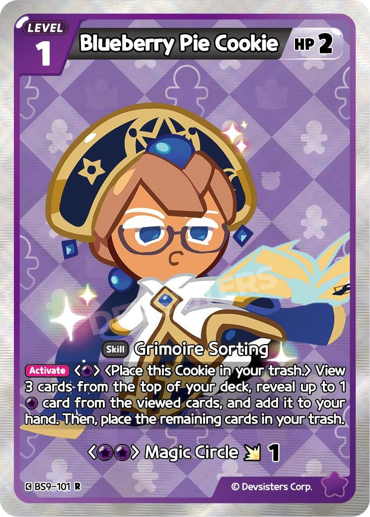 Image for Blueberry Pie Cookie (BS9-101) [A Game of Truth and Deceit] - CookieRun: Braverse TCG