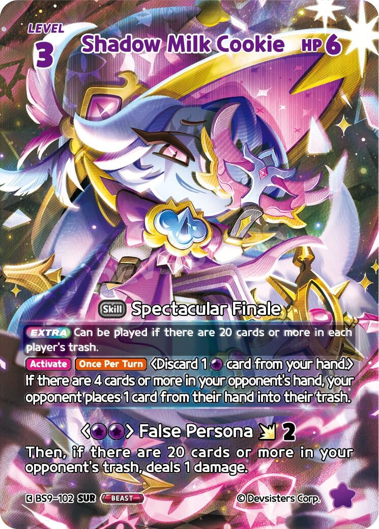Image for Shadow Milk Cookie (102) (SUR) (BS9-102) [A Game of Truth and Deceit] - CookieRun: Braverse TCG