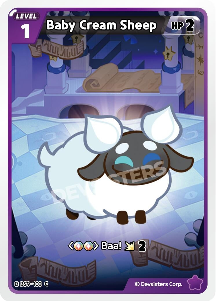 Image for Baby Cream Sheep (BS9-103) [A Game of Truth and Deceit] - CookieRun: Braverse TCG
