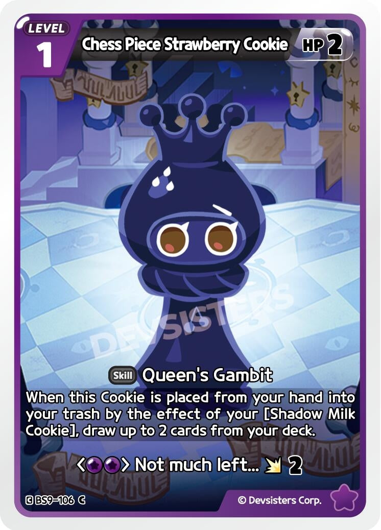 Image for Chess Piece Strawberry Cookie (BS9-106) [A Game of Truth and Deceit] - CookieRun: Braverse TCG