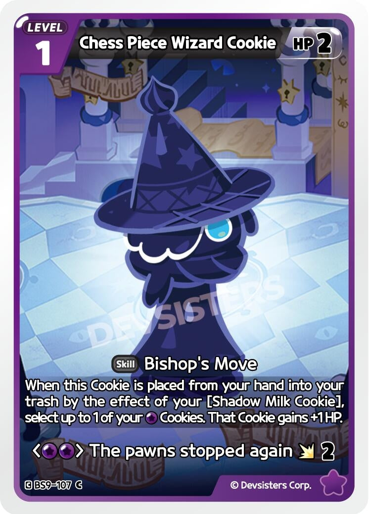 Image for Chess Piece Wizard Cookie (BS9-107) [A Game of Truth and Deceit] - CookieRun: Braverse TCG