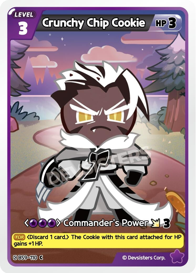Image for Crunchy Chip Cookie (Ver. 1) (BS9-110) [A Game of Truth and Deceit] - CookieRun: Braverse TCG