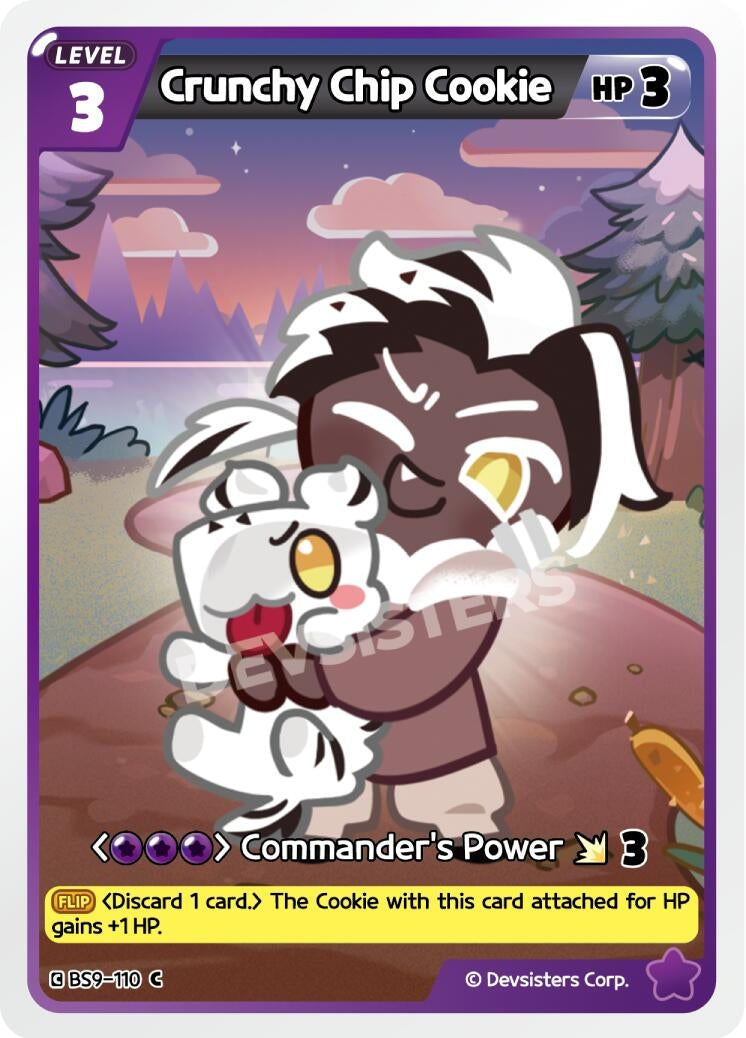 Image for Crunchy Chip Cookie (Ver. 2) (BS9-110) [A Game of Truth and Deceit] - CookieRun: Braverse TCG