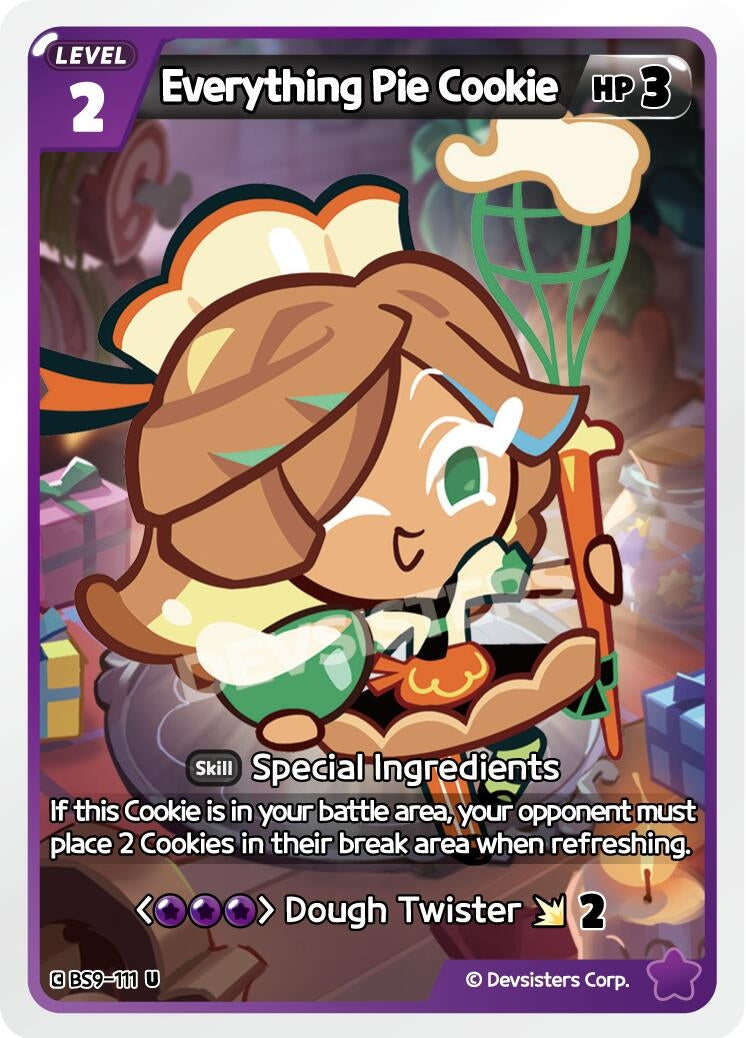 Image for Everything Pie Cookie (BS9-111) [A Game of Truth and Deceit] - CookieRun: Braverse TCG