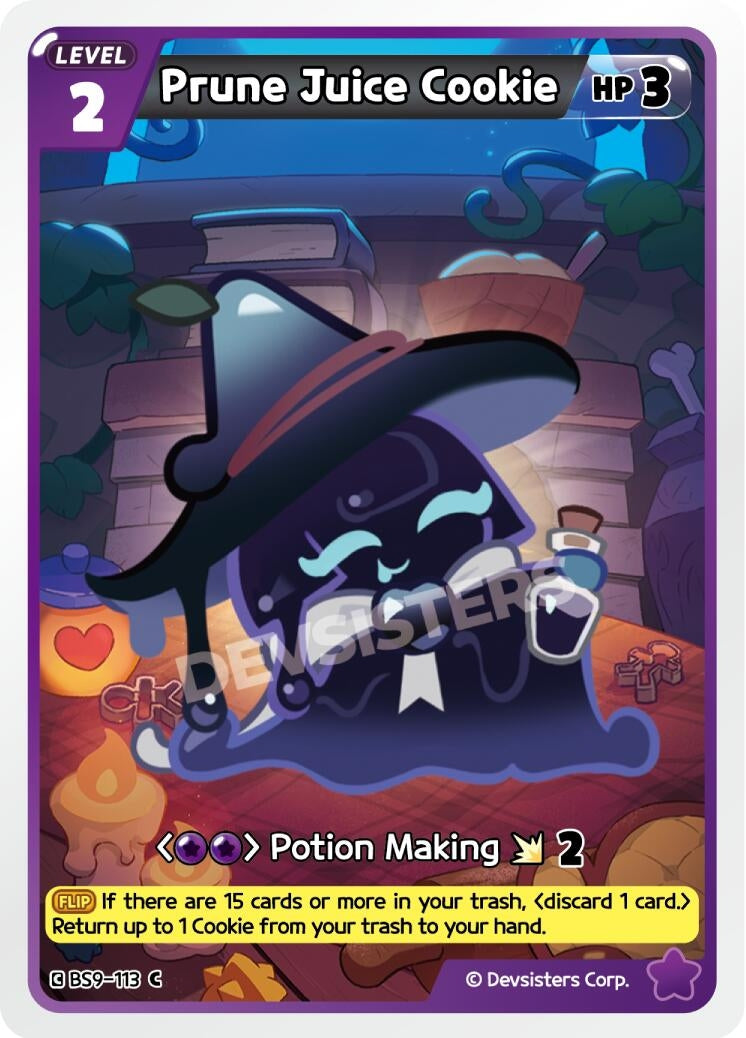 Image for Prune Juice Cookie (Ver. 2) (BS9-113) [A Game of Truth and Deceit] - CookieRun: Braverse TCG