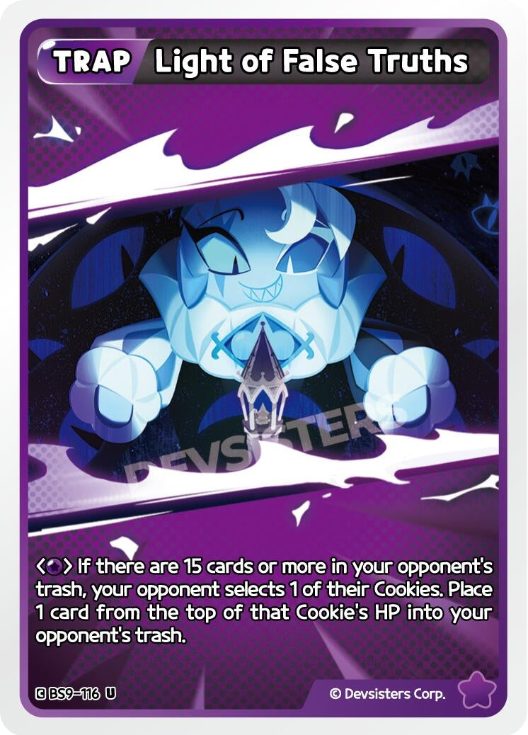 Image for Light of False Truths (BS9-116) [A Game of Truth and Deceit] - CookieRun: Braverse TCG