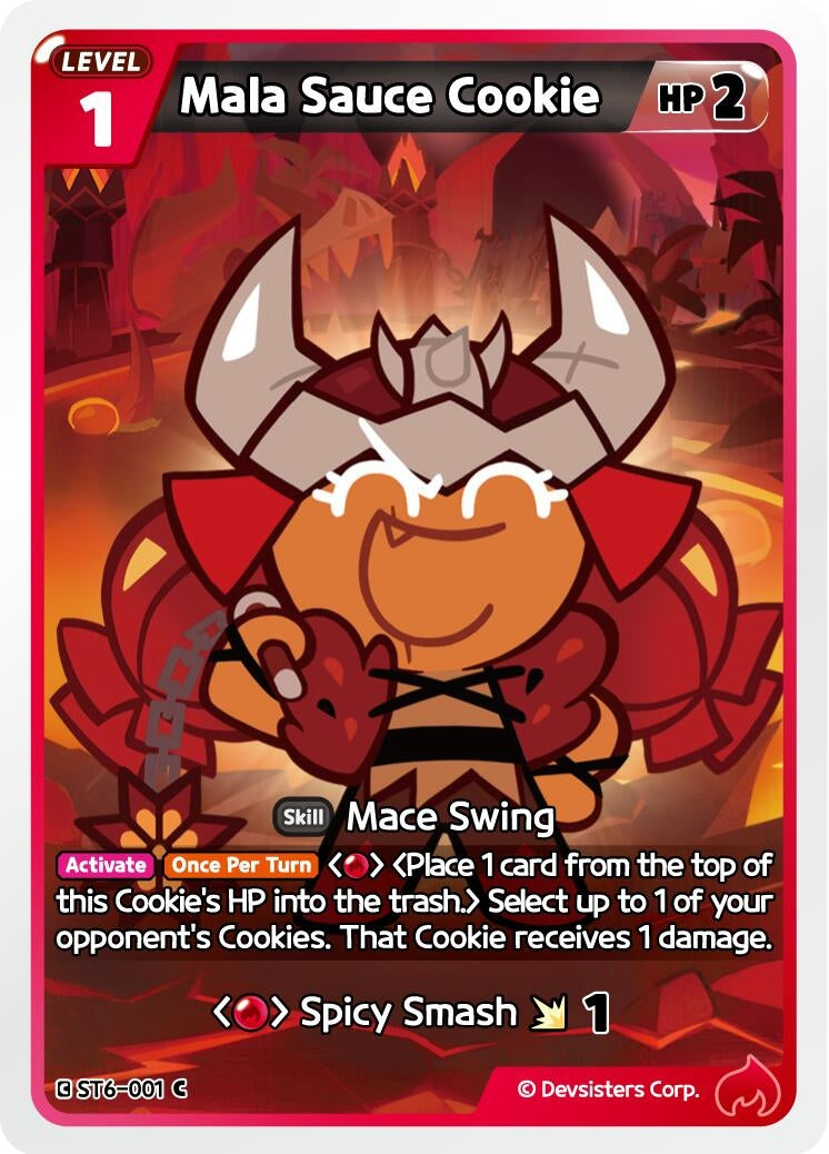 Image for Mala Sauce Cookie (ST6-001) [Starter Deck Assortment 2: Legendary Cookie] - CookieRun: Braverse TCG